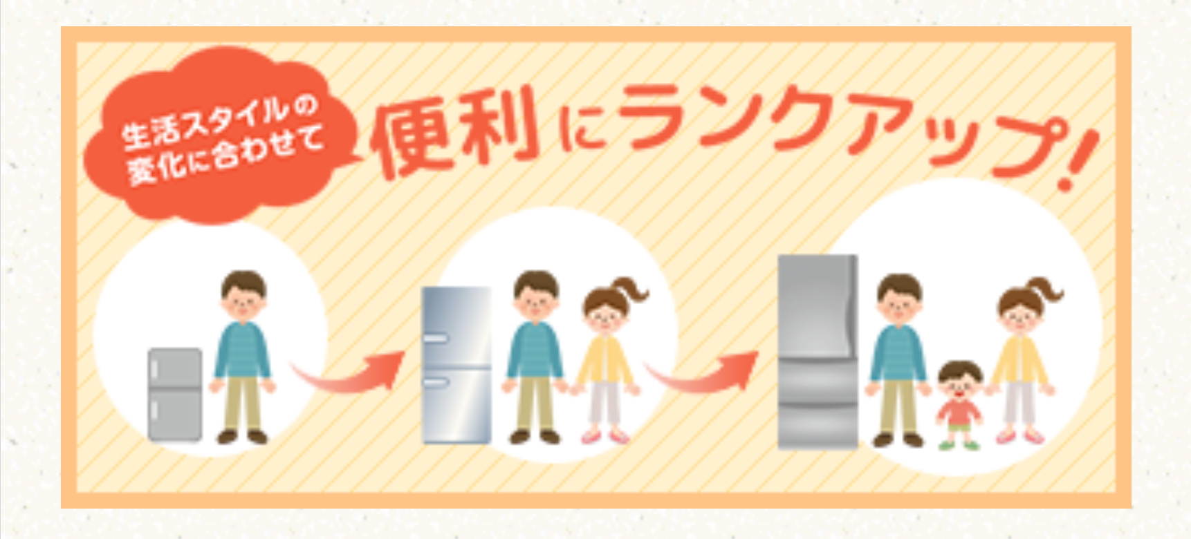 便利にランクアップ！