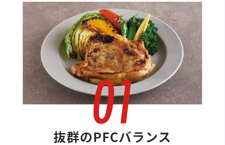 抜群のPFCバランス
