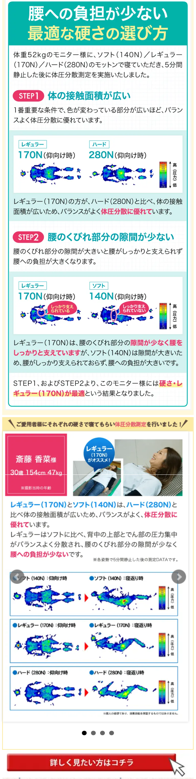 腰への負担が少ない最適な硬さの選び方