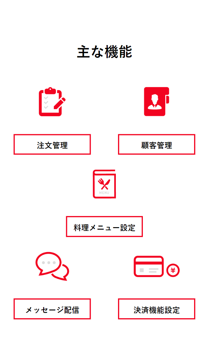 主な機能
