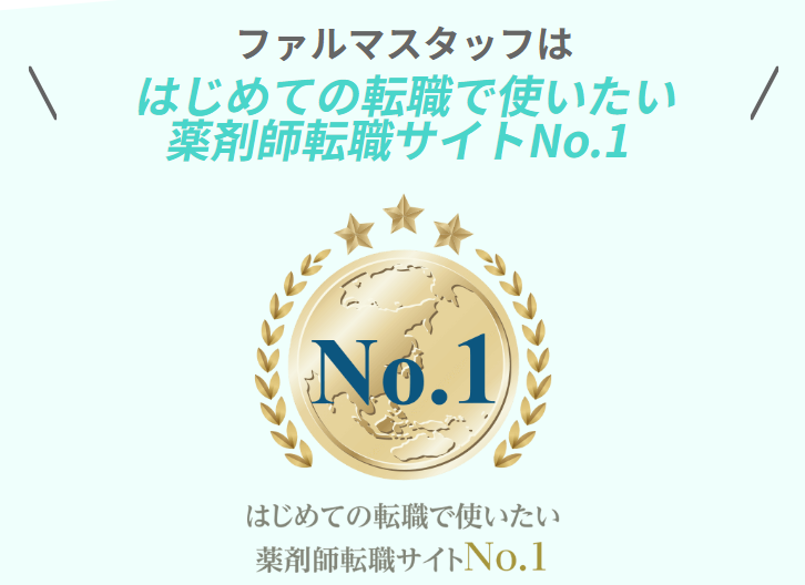 はじめての転職で使いたい薬剤師転職サイトNo.1