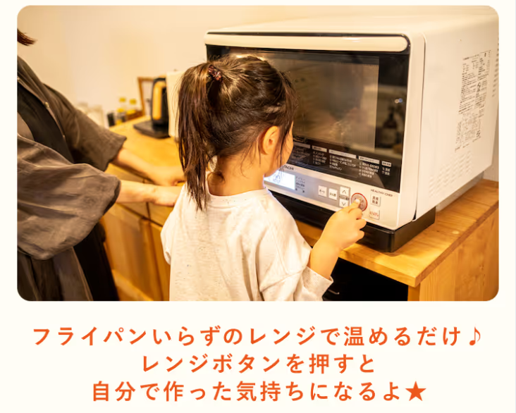 レンジで温めるだけ