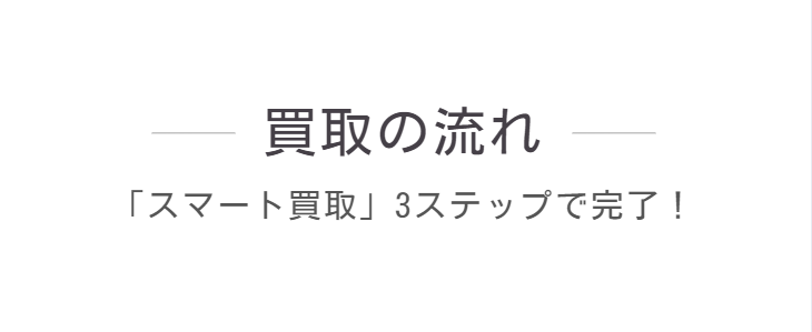 買取の流れ