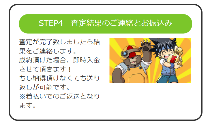 審査結果のご連絡とお振込み