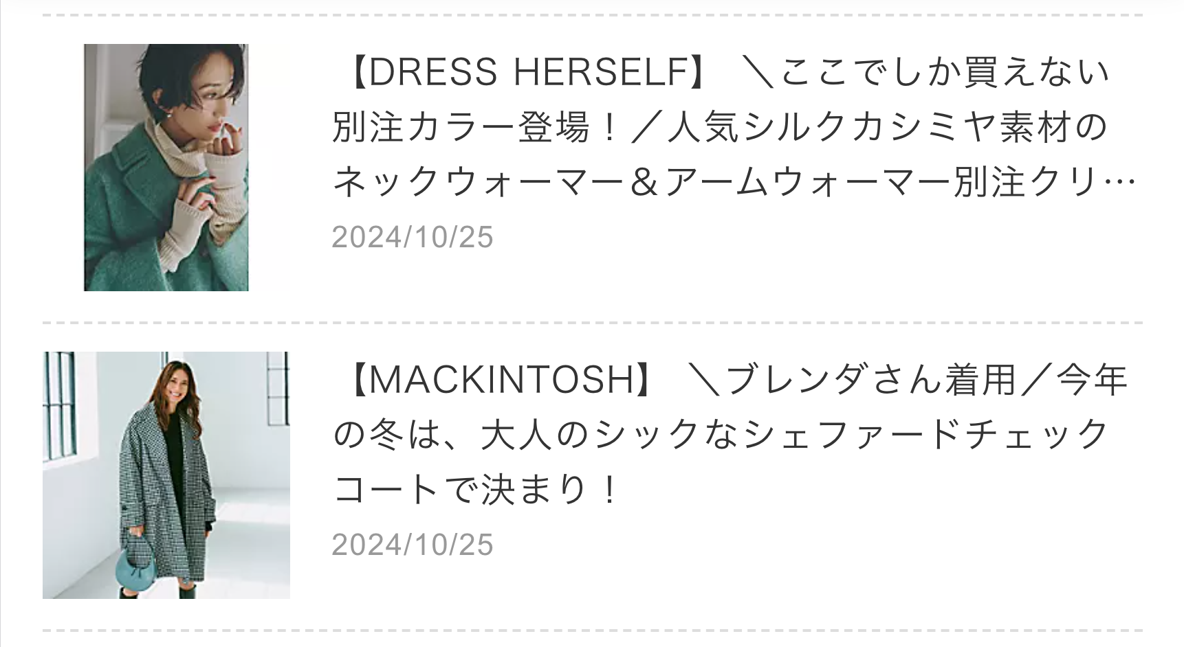 DRESS HERSELF