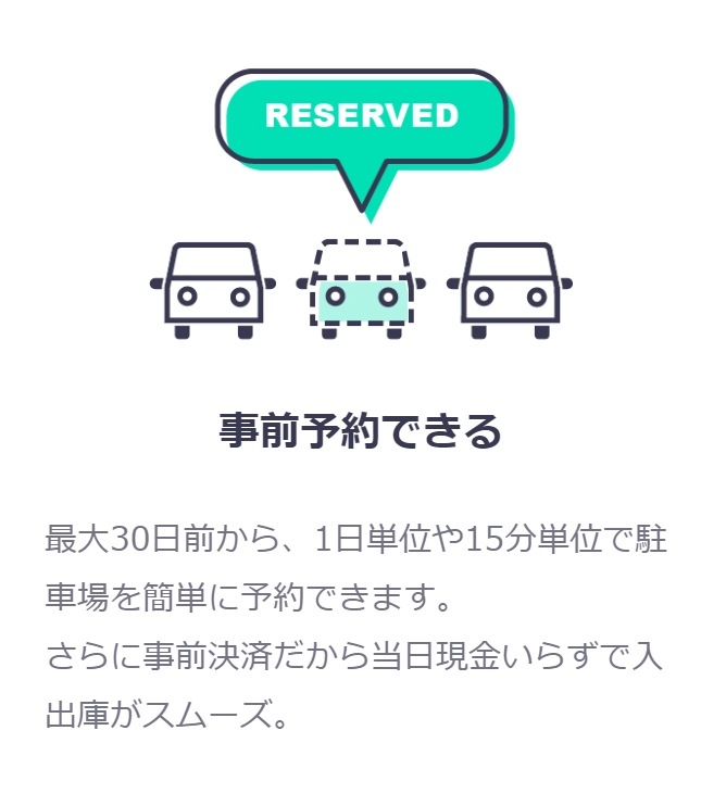 事前予約できる