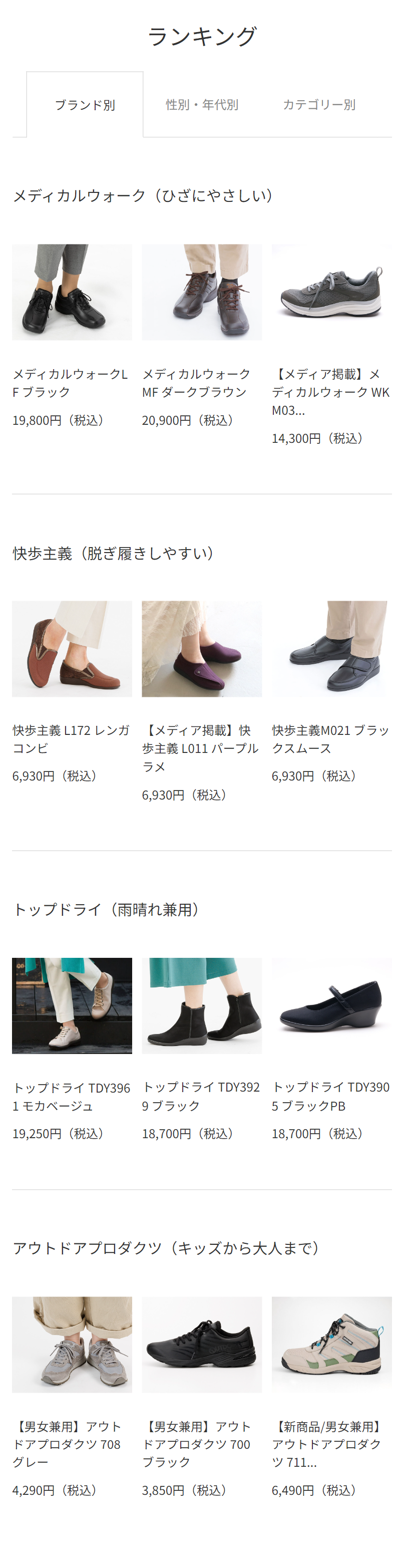 ランキング