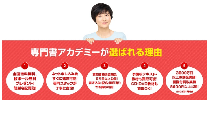 専門書アカデミーが選ばれる理由