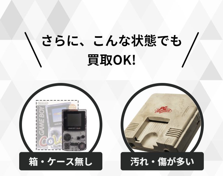 こんな状態でも買取OK！