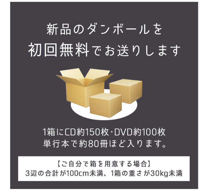 新品のダンボール