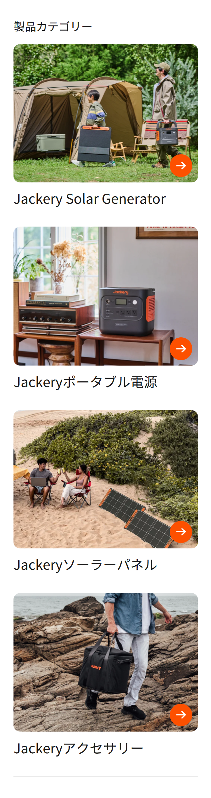 製品カテゴリー