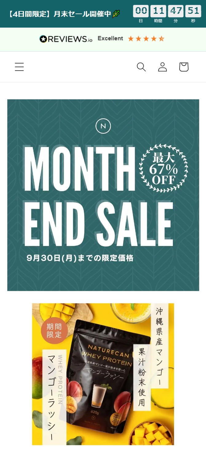 MONTH END SALE