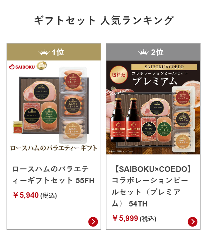 ギフトセット 人気ランキング